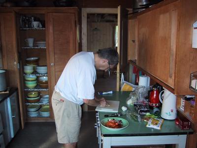 Marcel beim kochen